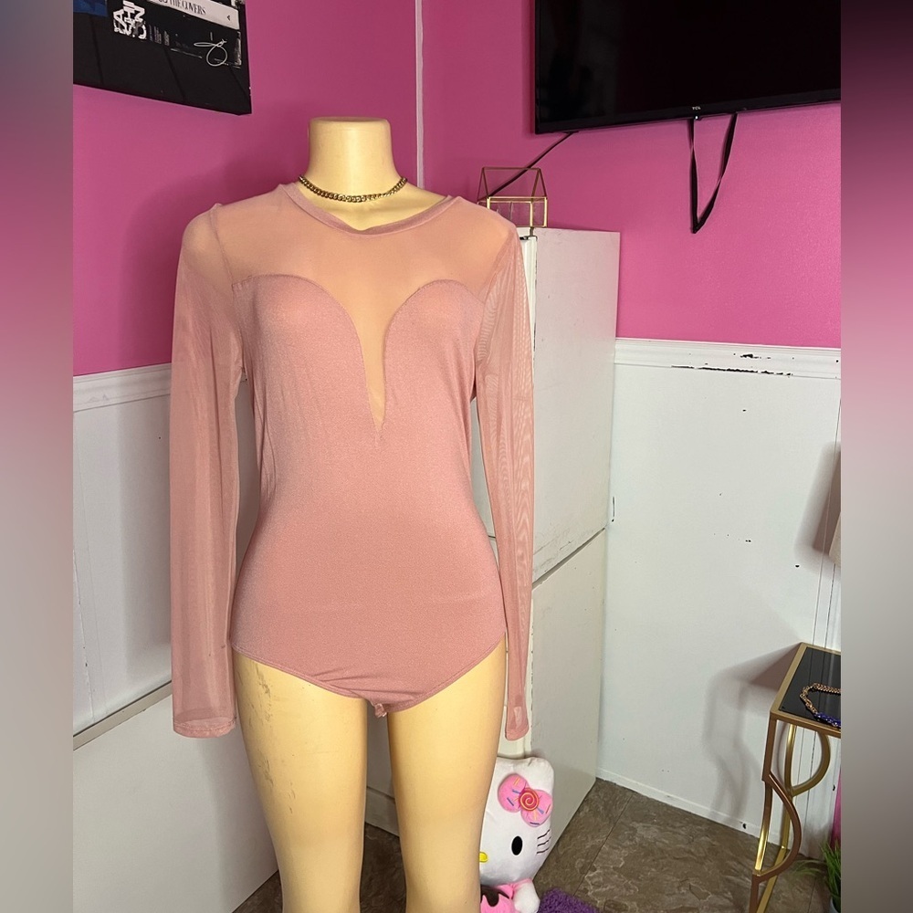 Sheer Pink Bodysuit